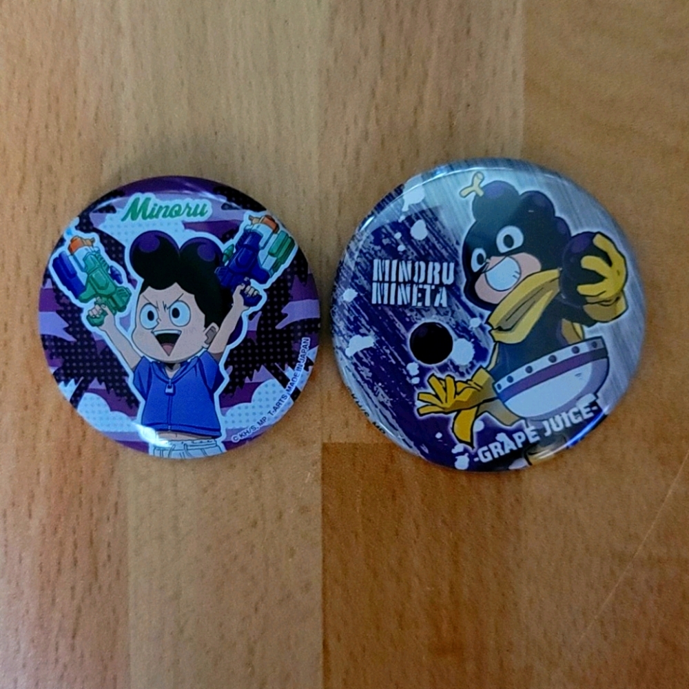 My Hero Academia Mineta Badge Set
